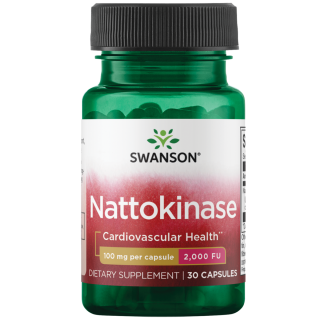 Swanson - Nattokinase 2,000FU 100mg 30C